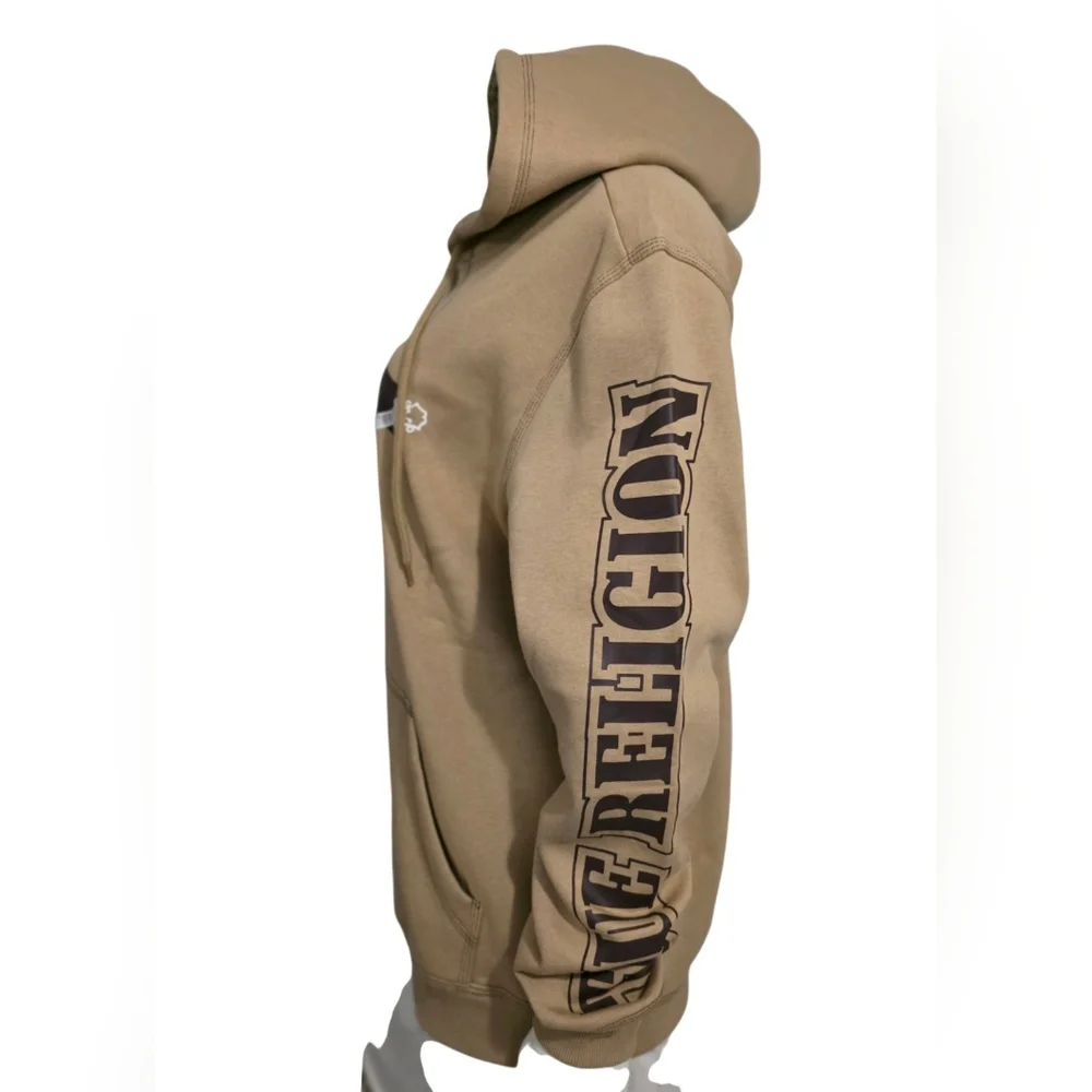 True Religion Budha Guitar Khaki Hoodie for Men NWT Size L